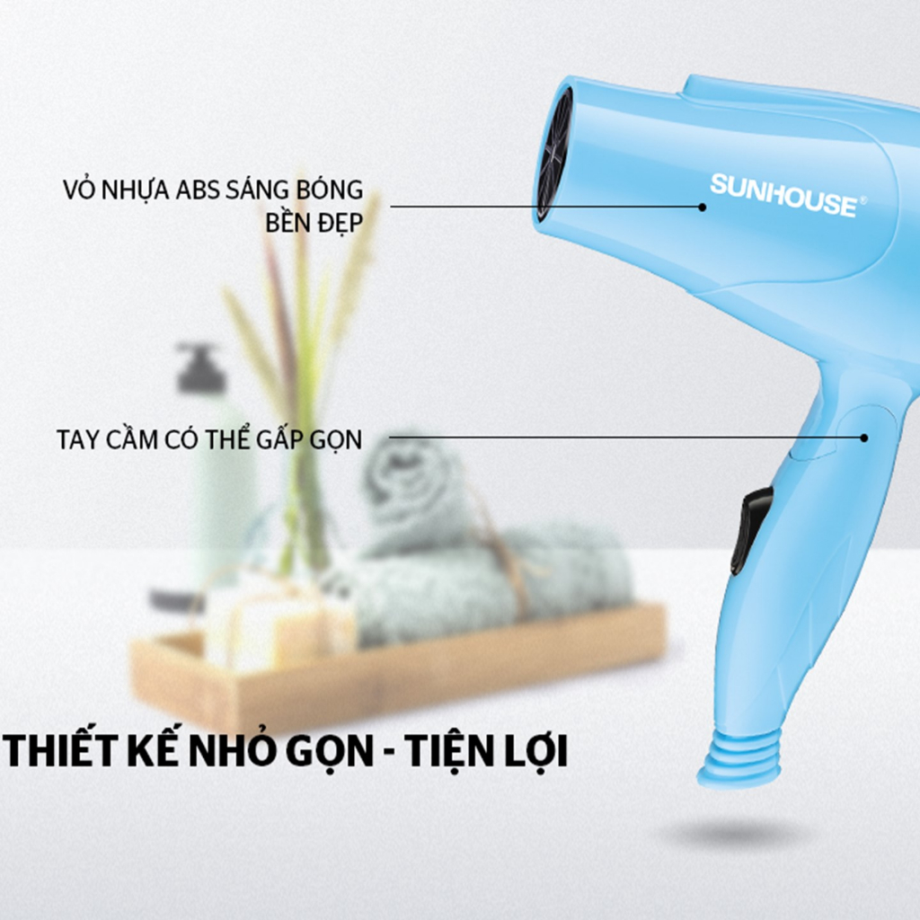 Máy sấy tóc SUNHOUSE SHD2305 xanh