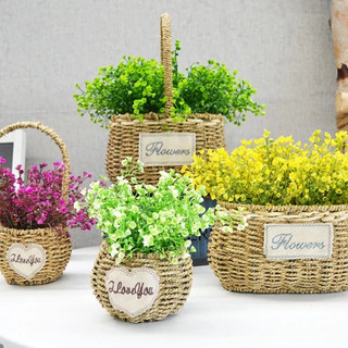 Cụm điểm lá mềm , điểm chuông decor - Hoa cỏ giả