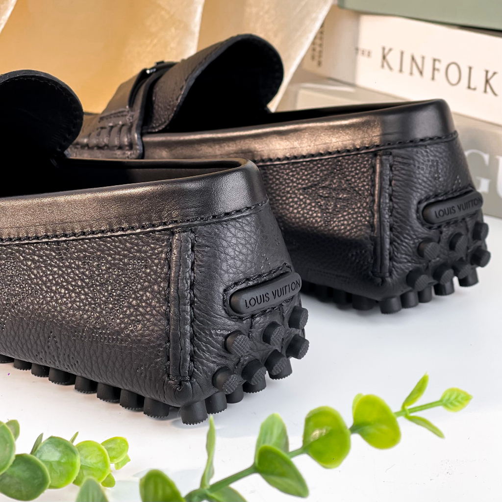 Giày da nam moccasins Louis Vuition MC28 - Da bò cao cấp