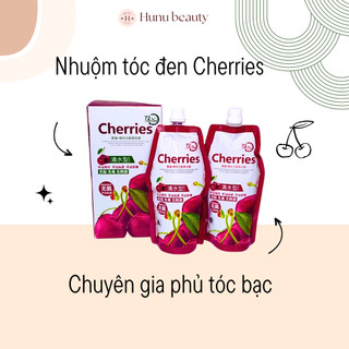 Nhuộm tóc đen Cherries chuyên gia phủ tóc bạc