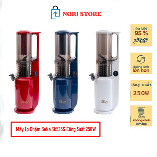 .máy ép chậm trái cây seka, model sk535s, máy ép hoa quả thế hệ mới - bảo hành 12 tháng.