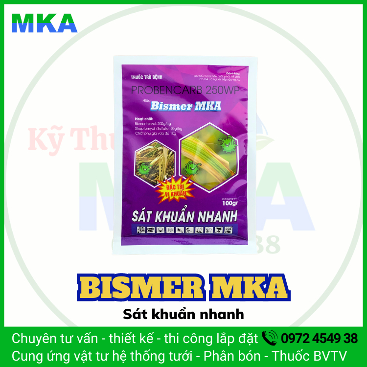 Bismer MKA 250 WP sát khuẩn nhanh