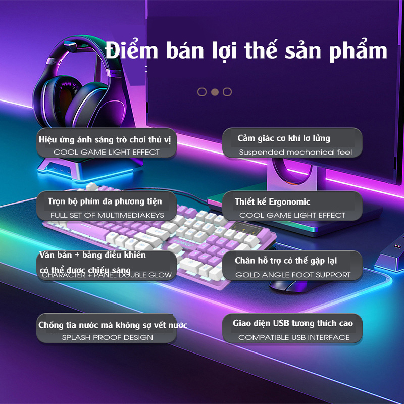 Bàn phím cơ máy tính bàn phím giả cơ bàn phím bàn phím cơ LED bàn phím bàn phím chơi game bàn phím có dây