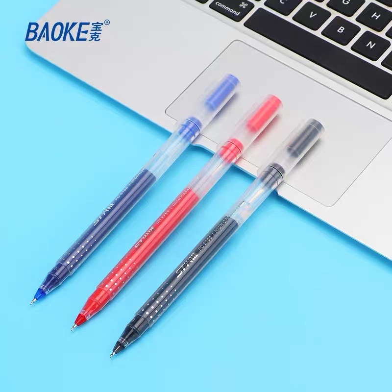 Bút gel ngòi  0.5mm PC5158 Baoke - Xanh,Đen,Đỏ - Siêu Trơn, Siêu nhiều mực