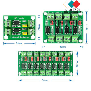 Mạch opto cách ly pc817 2/ 4/ 8 kênh, mạch opto
