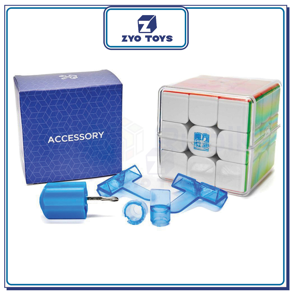 Rubik 3x3 Moyu Meilong Super RS3M V2 2023 UV 3 Phiên bản Magnetic/Maglev/Ballcore Stickerless - Zyo Toys