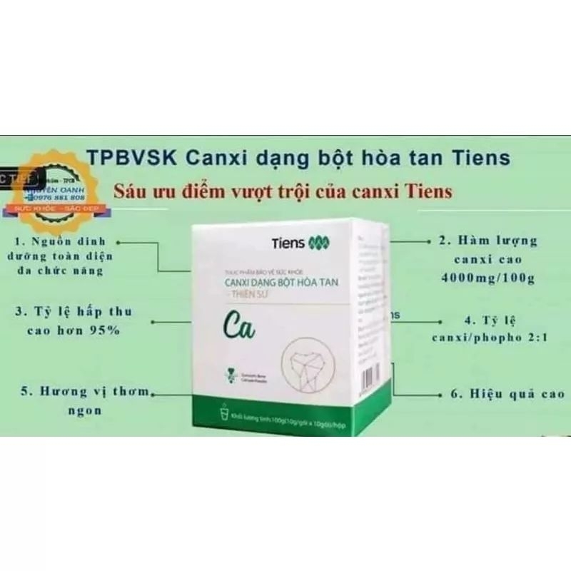Canxi hữu cơ Tiens dành cho người lớn