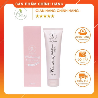 Kem body men bia MiniGarden 180ml Whitening Body Cream SPF25 PA++ dưỡng trắng,chống nắng,makeup body