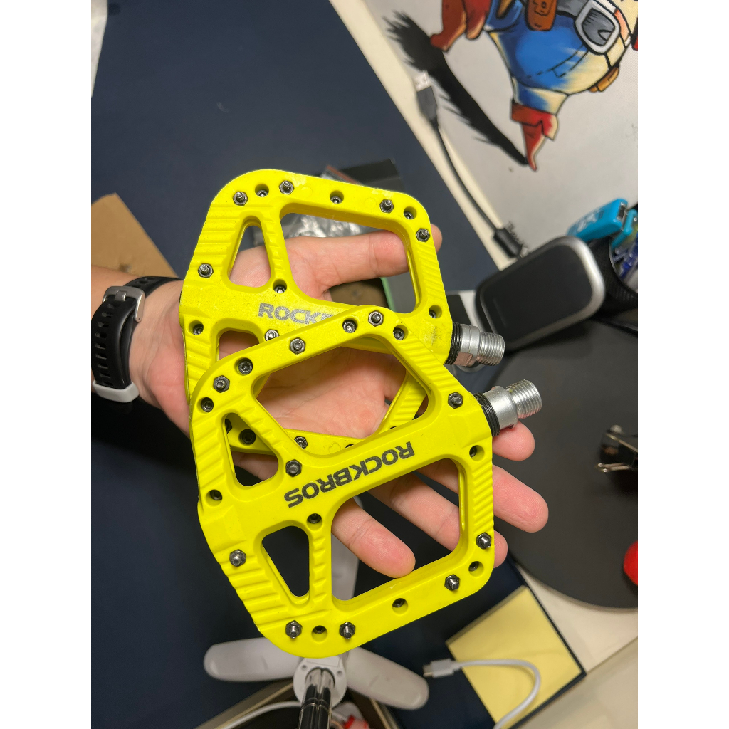 Bàn Đạp Xe Đạp RockBros - Bàn Đạp Xe Đạp Leo Núi MTB Nylon Chống Trượt Thể Thao