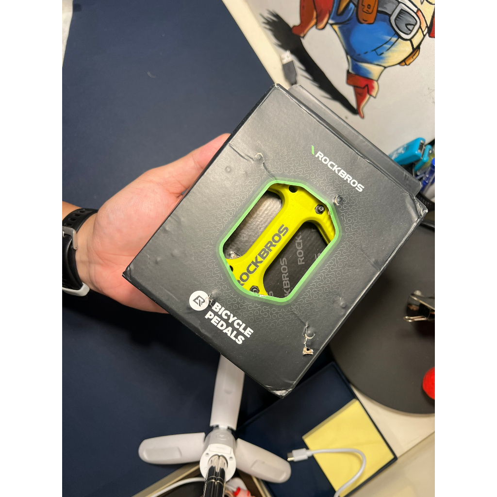 Bàn Đạp Xe Đạp RockBros - Bàn Đạp Xe Đạp Leo Núi MTB Nylon Chống Trượt Thể Thao