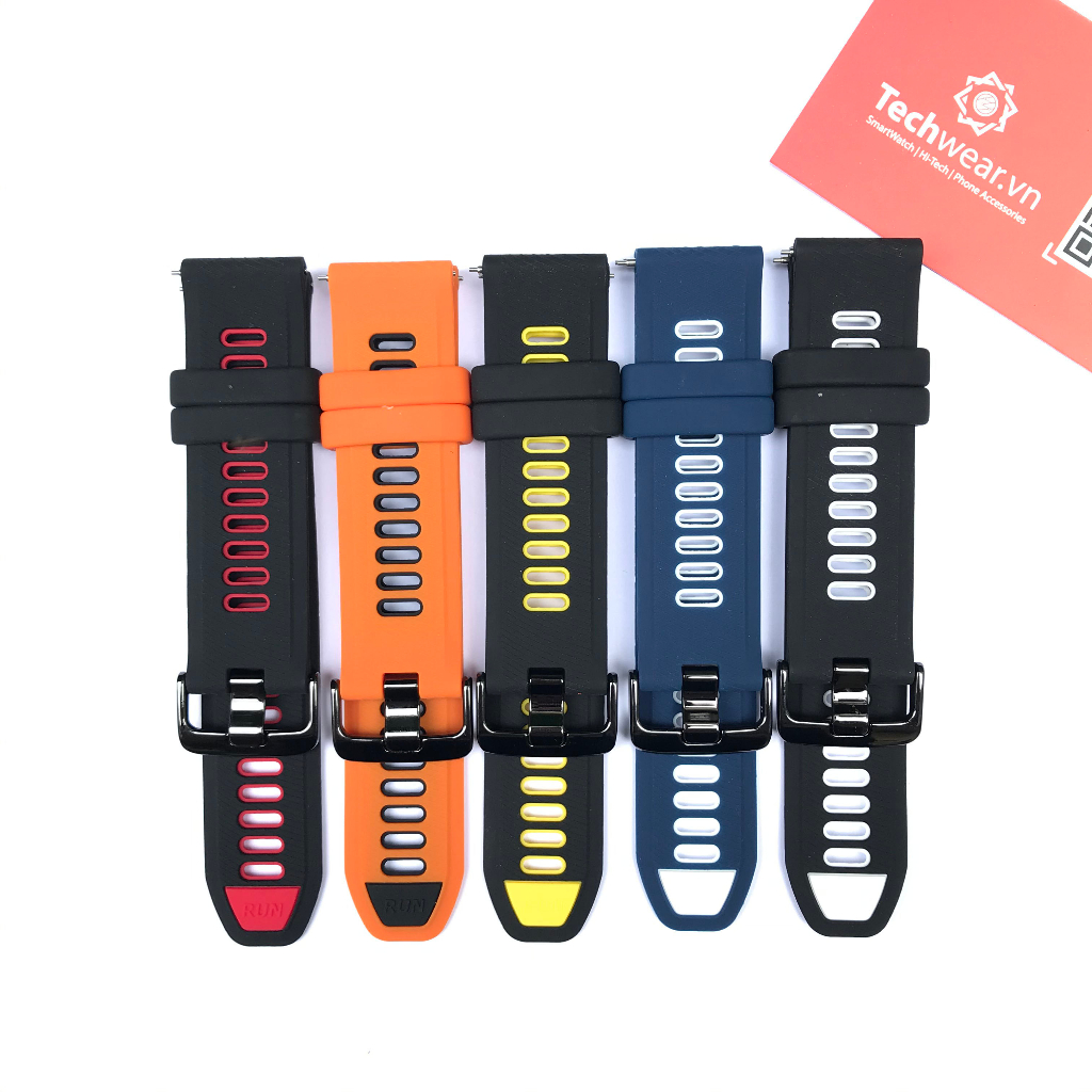 Dây silicon 22mm cho đồng hồ kiểu Garmin Forerunner 265 ✓ Hàng có sẵn giao ngay trong nước ✓ Dây đeo tay xịn