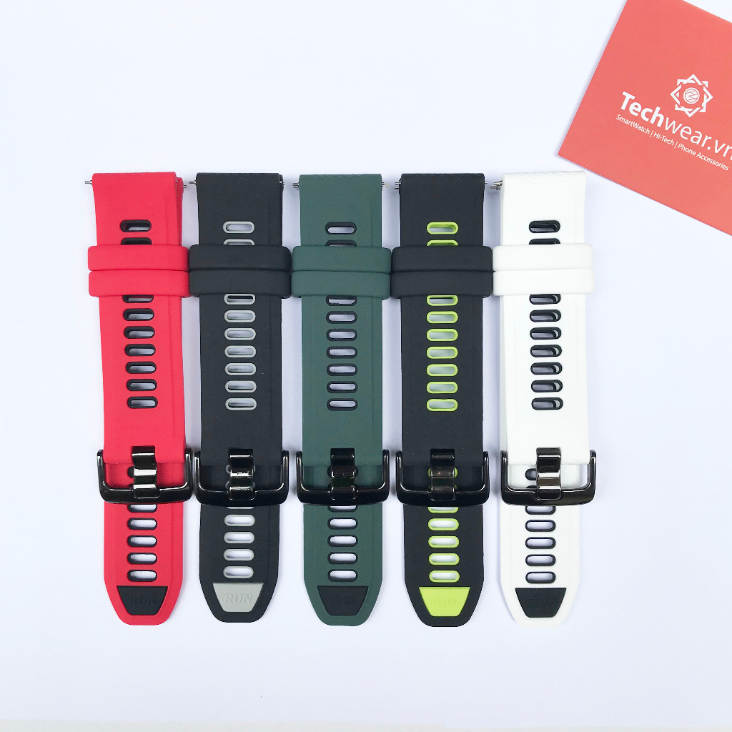Dây silicon 22mm cho đồng hồ kiểu Garmin Forerunner 265 ✓ Hàng có sẵn giao ngay trong nước ✓ Dây đeo tay xịn