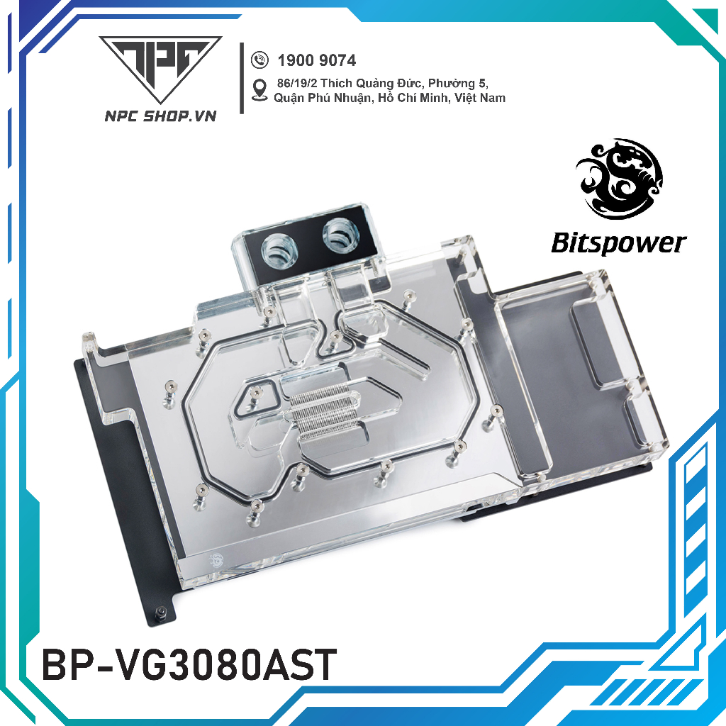 BITSPOWER CLASSIC VGA WATER BLOCK FOR ASUS ROG STRIX GEFORCE RTX 3080