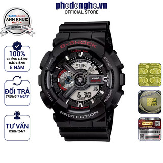 Đồng hồ nam dây nhựa G-SHOCK Casio chính hãng Anh Khuê GA-110-1ADR