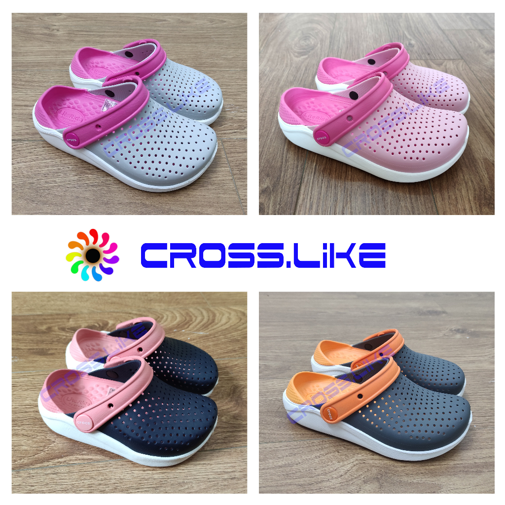 Dép nhựa cho bé CROSS LITERIDE, sục cho bé trai và bé gái, siêu bền, cực thời trang.