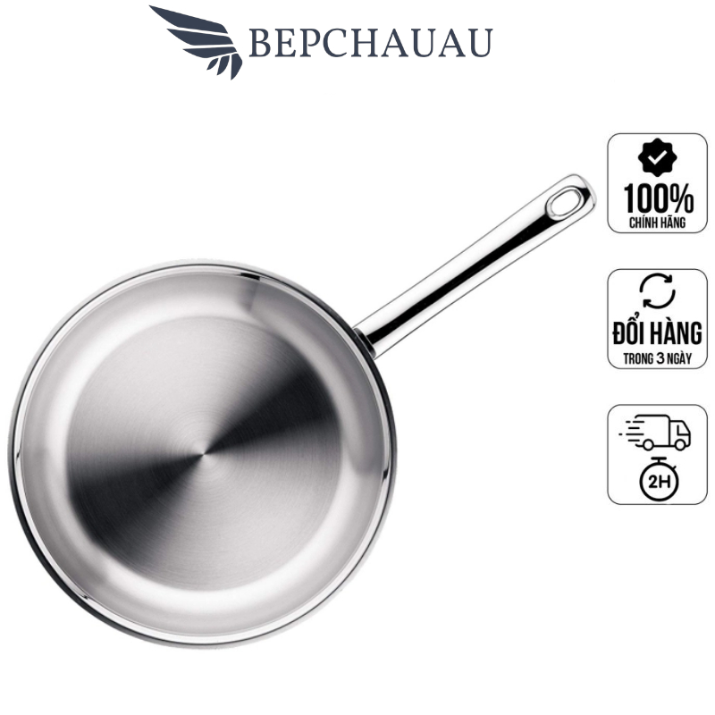 Chảo Thép Wmf Profi, Size 24/28Cm, Dẫn Nhiệt Tốt, Dùng Cho Mọi Loại Bếp, Nhập Đức, Bepchauau