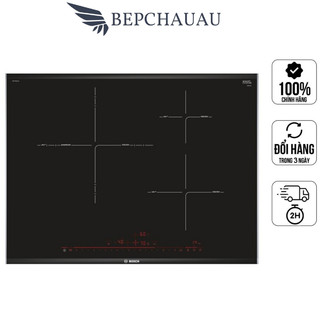 Bếp từ 3 vùng nấu bosch pid775dc1e, tổng công suất 7400w, made in spain, nhập đức, bepchauau