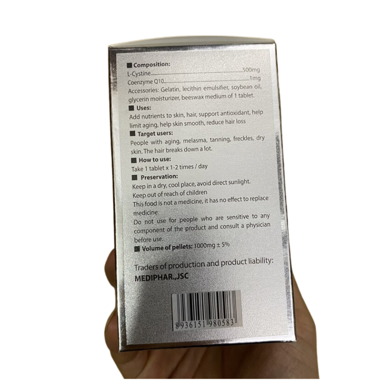 COMBO 1 L-CYSTINE VÀ 1 VITAMIN E ĐỎ