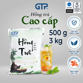 Hồng trà cao cấp GTP 500gr/1Kg - Pha chế trà sữa, nguyên liệu trà đào, trà trái cây