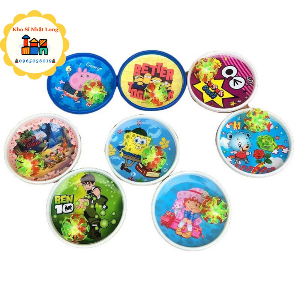 Dĩa nhựa hoạt hình cho bé bắt bóng dính Sticky ball