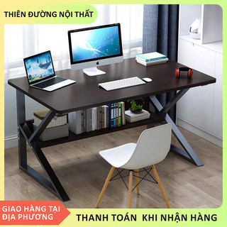Bàn văn phòng bàn làm việc học tập thiết kế chân chữ k chắc chắn phong cách đơn giản hiện đại