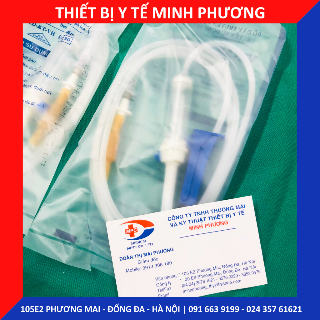 Bộ dây truyền dịch có kim Vinahankook 20 giọt/mL