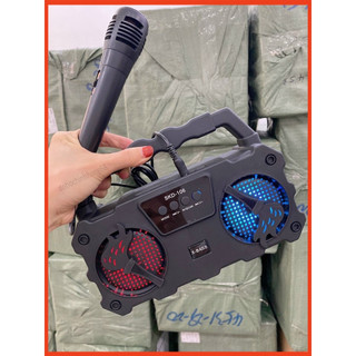 Loa bluetooth Karaoke SKD-106 thiết kế đẹp mắt, âm thanh đỉnh cao tặng kèm mic hát lỗi 1 đổi 1