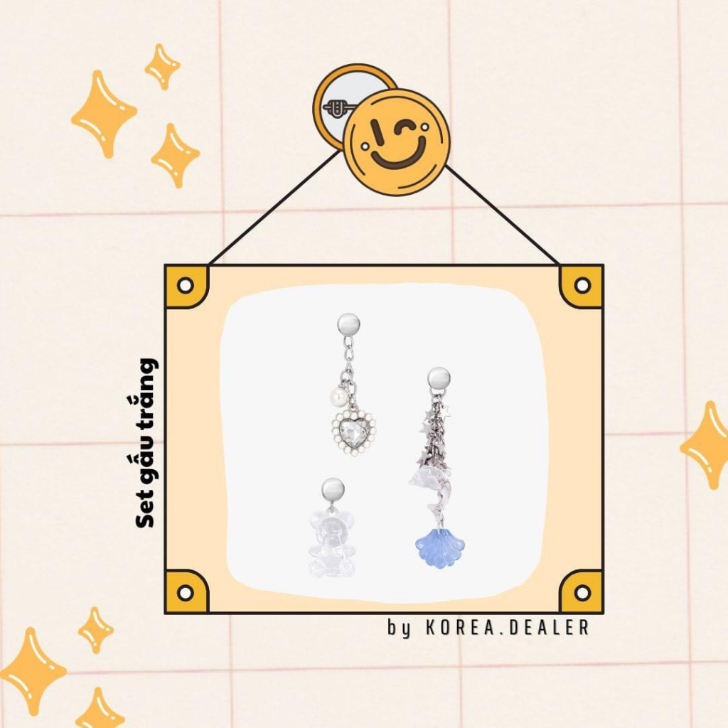 Set 3 Charm Túi Find Kapoor  Belty