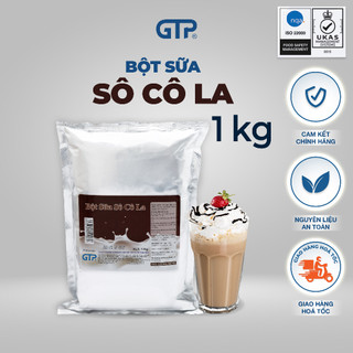 Bột kem béo pha trà sữa hương Sô Cô La GTP nguyên liệu nấu trà sữa bột kem béo pha trà sữa bột pha sẵn kem béo thực vật