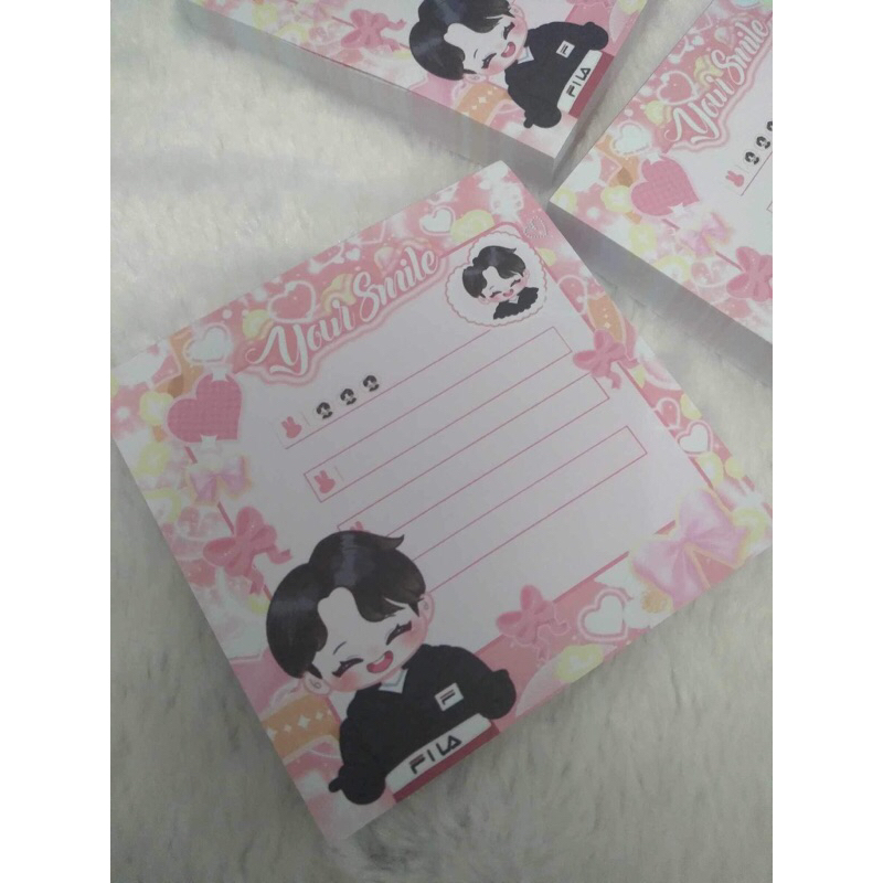 Box mix giấy ghi chú BTS