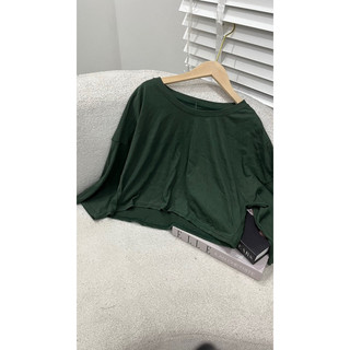 áo croptop tay lửng ảnh thật