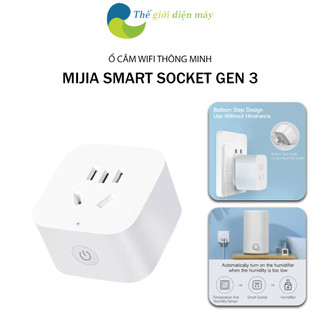 Ổ cắm điện thông minh Xiaomi Wifi Gen 3, Gosund CP1 kết nối Mihome điều khiển từ xa - Bản Nội địa - Bảo hành 3 tháng