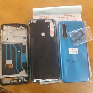 Vỏ realme 5i có khay sim kính camera BAO TEST