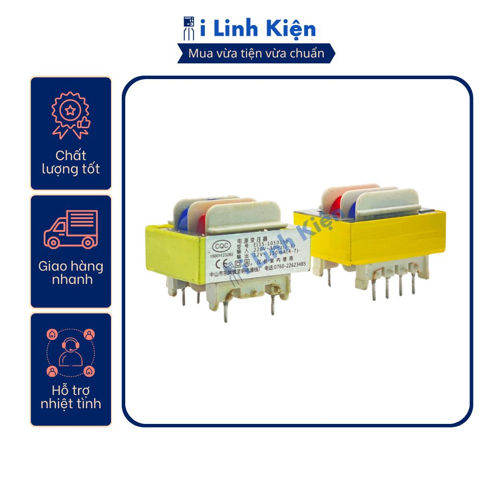 Biến áp nguồn hàn mạch 12V 150mA