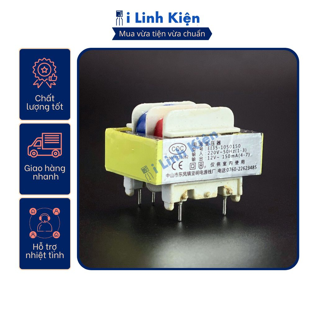 Biến áp nguồn hàn mạch 12V 150mA