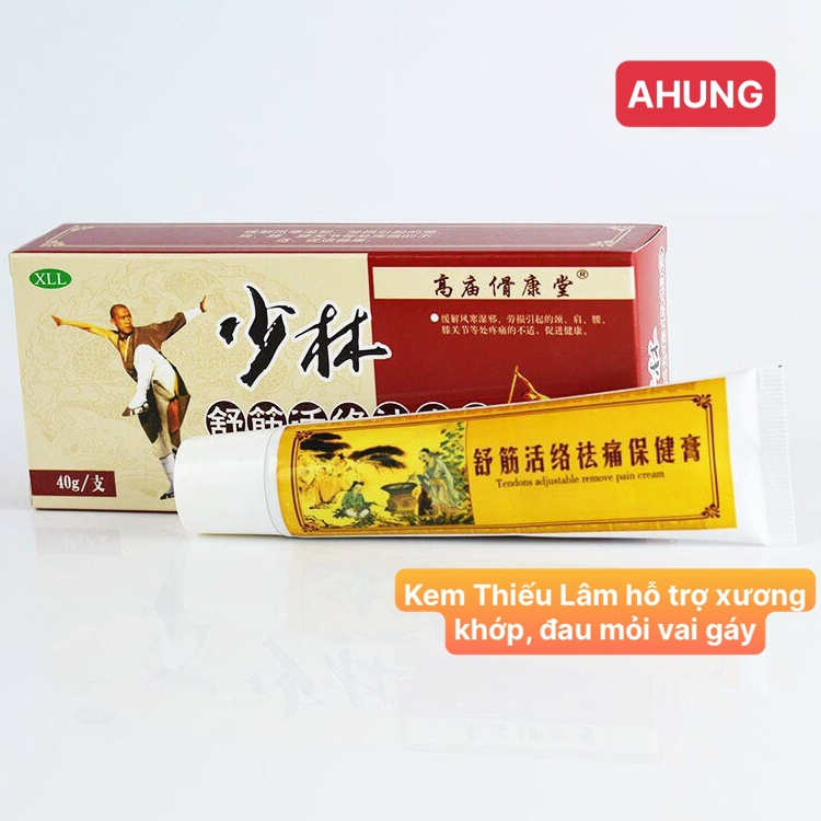 Kem Thiếu Lâm hỗ trợ xương khớp, đau mỏi vai gáy