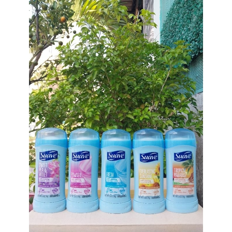 Lăn khử mùi Suave 24 Hour 74g-sáp trắng