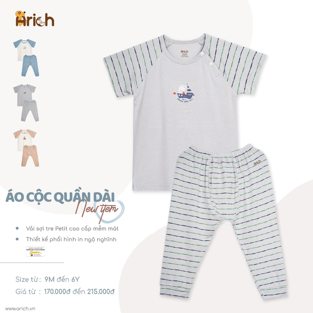 BST Áo Cộc Quần Dài Thương Hiệu Arich