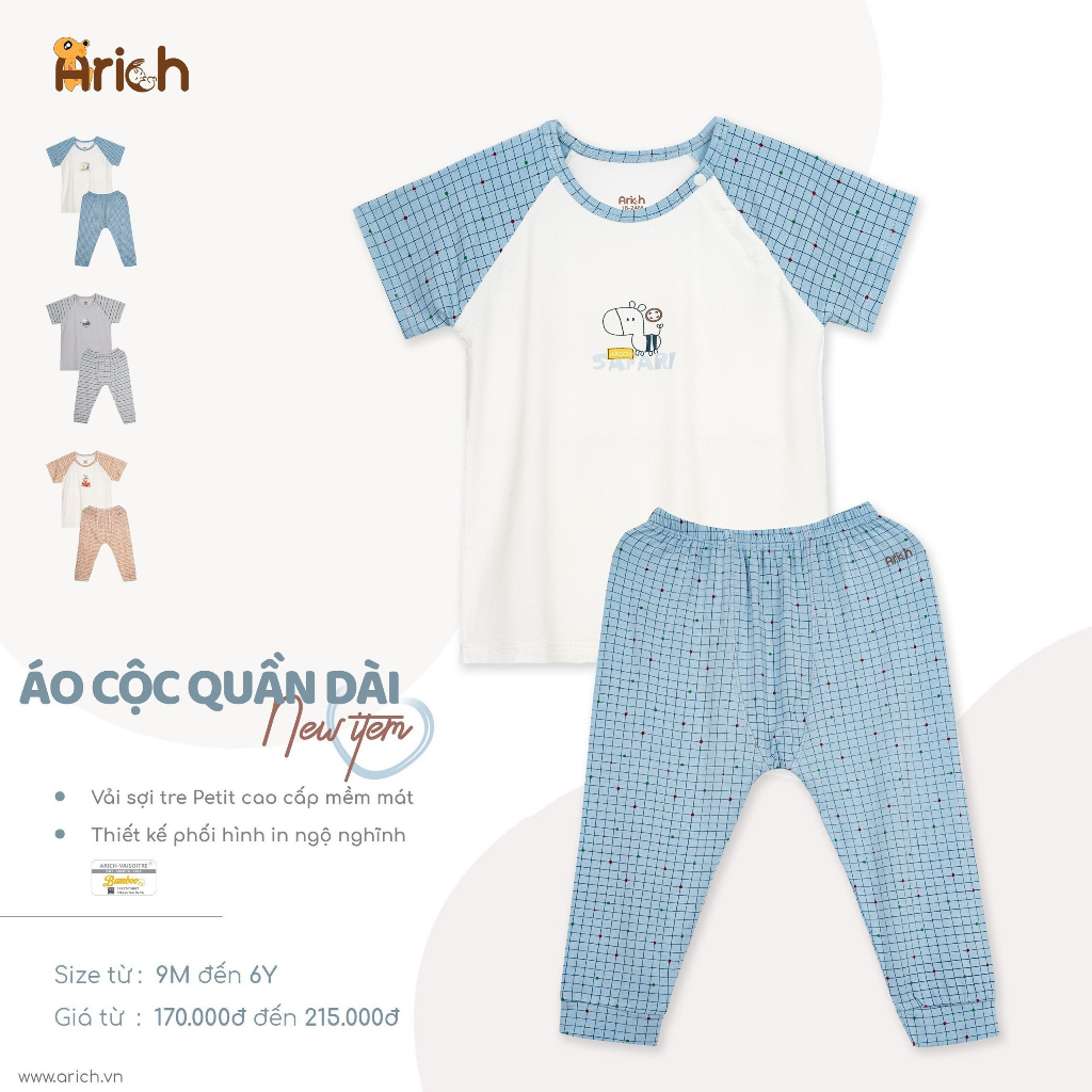 BST Áo Cộc Quần Dài Thương Hiệu Arich