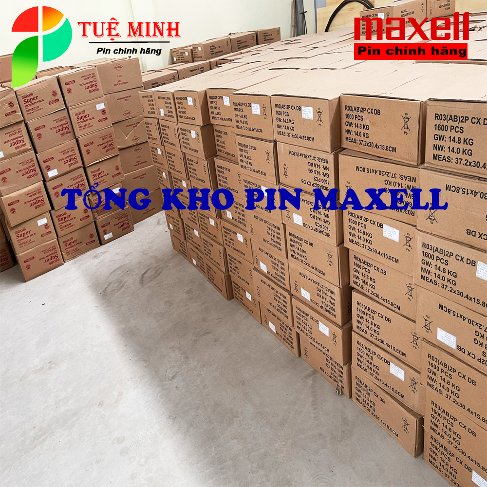 Vỉ 5 viên pin Maxell CR2032 / CR2025 / CR2016 / CR1632 / CR1620 / CR1616 / CR1220 / CR2450 Lithium 3V chính hãng