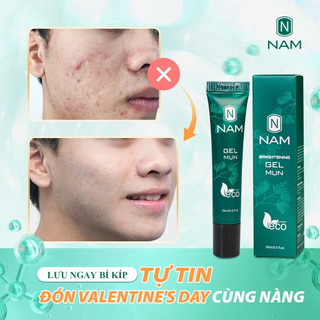 Gel mụn cho nam giới ECO Thiên Nhiên Việt xóa mụn thâm làm trắng da se khích lỗ chân lông 15ml
