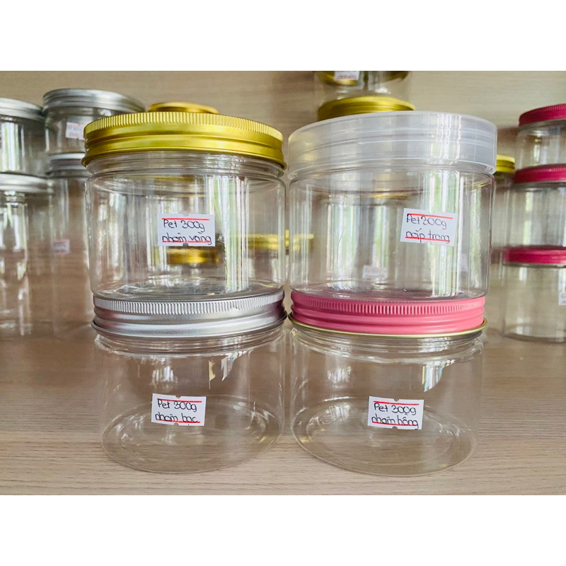 Hủ 300G pet trong