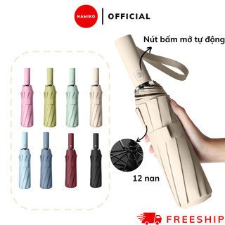 Ô Dù Che Mưa NAMIKO Đi Nắng 12 Nan Thép Chắc Chắn