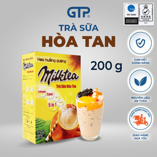 Bột trà sữa hòa tan Hoa Hướng Dương GTP nguyên liệu nấu trà sữa gói pha trà sữa trân châu tra sua  (10gói/hộp)
