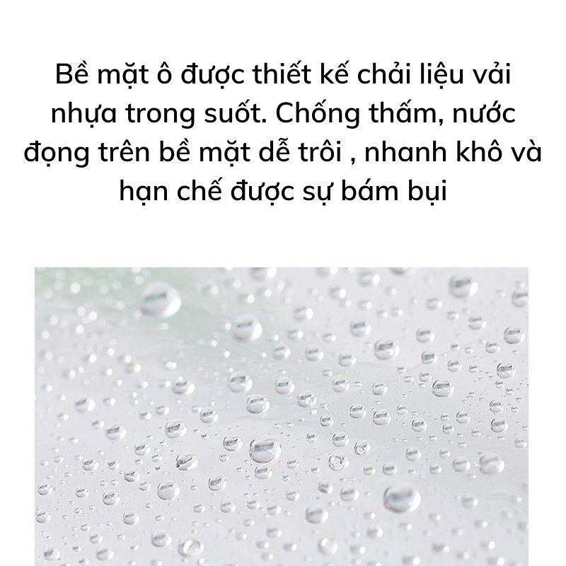 Dù Che Mưa NAMIKO Trong Suốt Tự Động Đóng Mở Chống Thấm