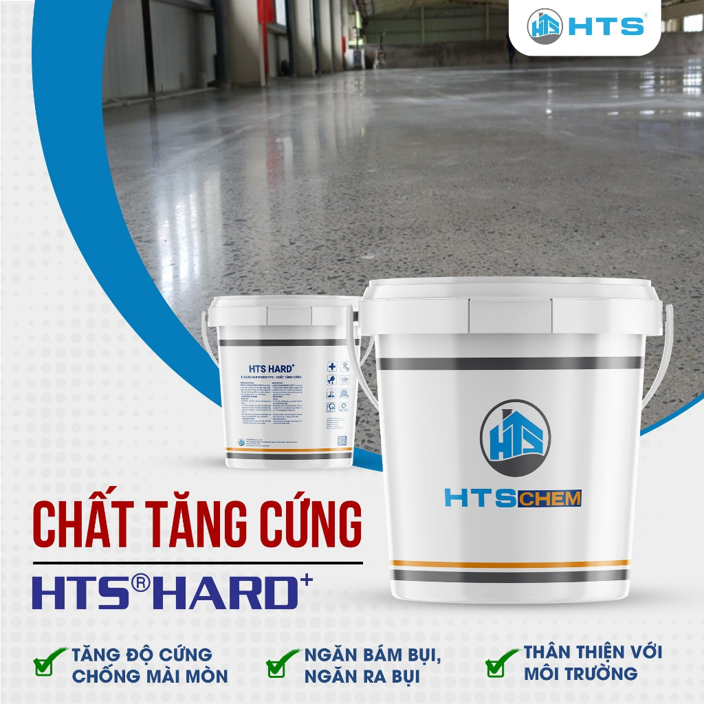 Hoá Chất Tăng Cứng Sàn Liquid Hardener HTS® HARD+ thùng 23 Kg