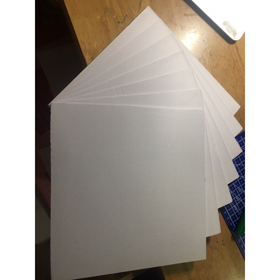 Combo 4 bìa mô hình Foam 40x60cm (2mm,3mm,5mm,8mm,10mm) dùng làm mô hình, kiến trúc DIY,..