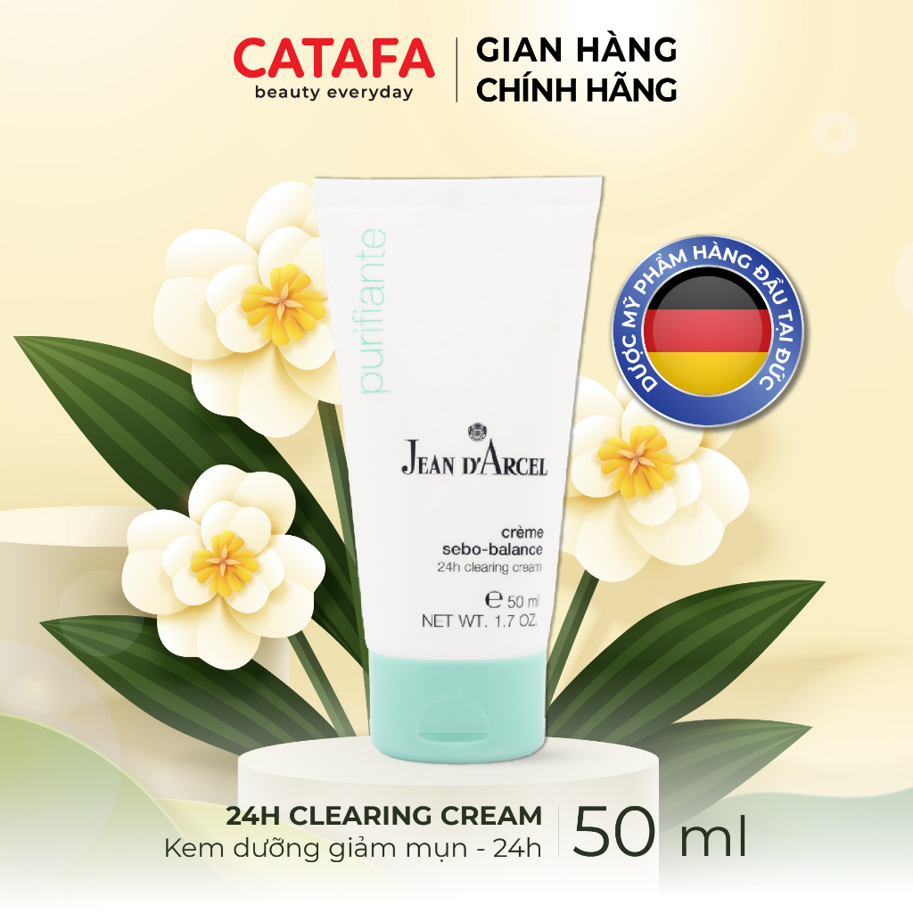 J10 Kem dưỡng giúp giảm mụn Purifiante - Jean d'Arcel