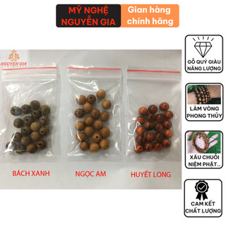 Hạt cườm gỗ THƠM tự nhiên làm vòng tay handmade, vòng cổ đồ trang trí độc đáo