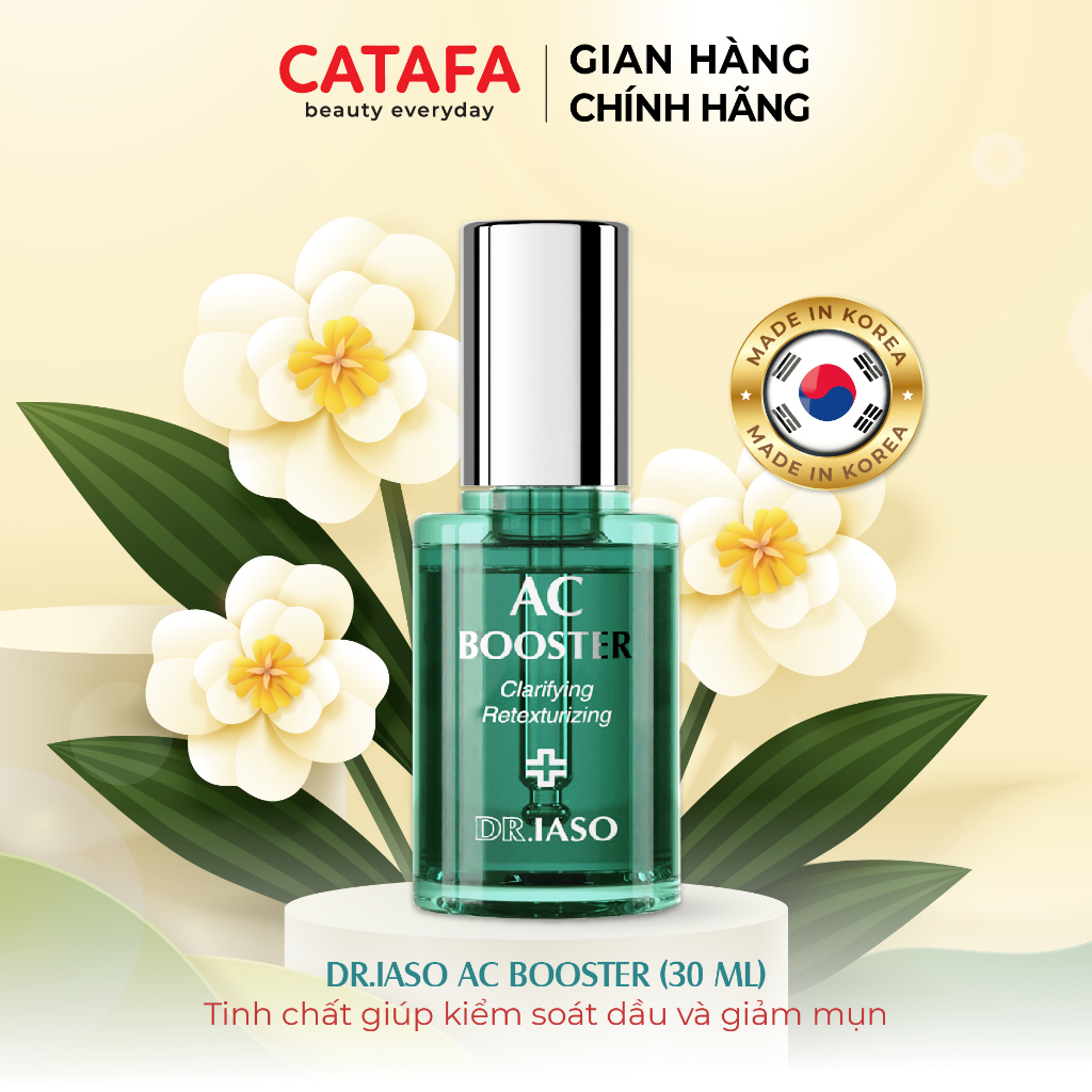 D41 Tinh chất giúp kiểm soát dầu và giảm mụn Dr IASO 30ml